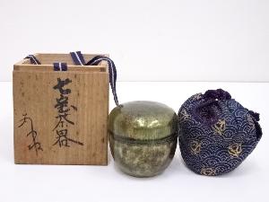 JAPANESE CLOISONNE WARE TEA CADDY / ARTISAN WORK 